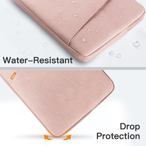 حقيبة كمبيوتر محمول JETech لجهاز MacBook Air/Pro مقاس 13.3 بوصة، وMacBook Pro 14 بوصة 2021 M1، وكمبيوتر محمول مقاس 13-13.6 بوصة، وحقيبة مقاومة للماء والصدمات مع جيب ملحق (Starlight) in Saudi Arabia