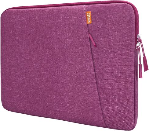 حقيبة كمبيوتر محمول JETech لجهاز MacBook Air/Pro مقاس 13.3 بوصة، وMacBook Pro 14 بوصة 2021 M1، وكمبيوتر محمول مقاس 13-13.6 بوصة، وحقيبة مقاومة للماء والصدمات مع جيب ملحق (Starlight) in Saudi Arabia