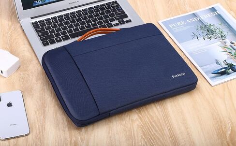 Ferkurn Laptop Case Bag Chromebook Case Sleeve for MacBook Air/Pro, Dell Inspiron, ASUS Zenbook, HP Pavilion, Lenovo IdeaPad, Samsung Chromebook, Acer, Computer Carrying Bag Cover, Blue, 11 Inch in Saudi Arabia
