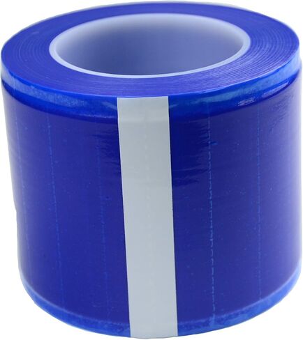 1200 Sheets Barrier Tape Film Roll Tattoo Plastic Wrap, 4 x 6 Inch Disposable Protective PE Film Barrier Tape, Adhesive Barrier Tape Sheets for Surfaces Protection Cleaning (Blue) in Saudi Arabia