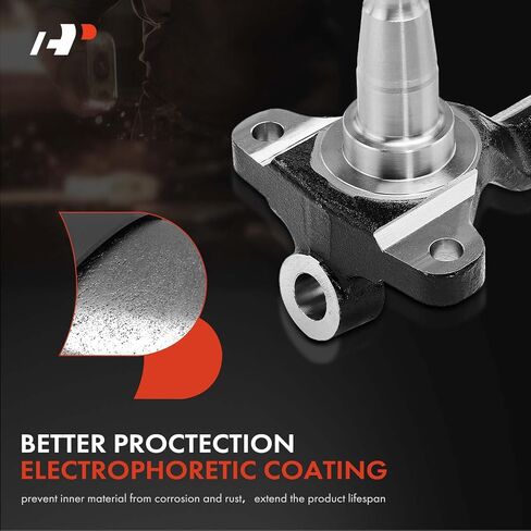 A-Premium 2 x Front Stock Spindles Compatible with Chevrolet Malibu, Camaro, Chevelle, El Camino, Monte Carlo & Oldsmobile 442, Cutlass & Buick Gran Sport, GS, GS 350 & Pontiac Firebird, GTO, LeMans in Saudi Arabia