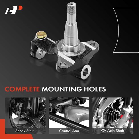 A-Premium 2 x Front Stock Spindles Compatible with Chevrolet Malibu, Camaro, Chevelle, El Camino, Monte Carlo & Oldsmobile 442, Cutlass & Buick Gran Sport, GS, GS 350 & Pontiac Firebird, GTO, LeMans in Saudi Arabia