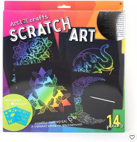 14pc Art 101 Crafts Scratch Art in Saudi Arabia