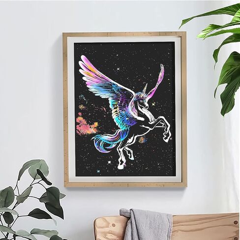 NAIHEY Scratch Art Rainbow Painting Paper - Cheetah Animal 16 x 11.2 inch, DIY Crafts Womens Hobbies Engraving Art for Adult Scratchboard Sketch Pads Birthday Gift in Saudi Arabia