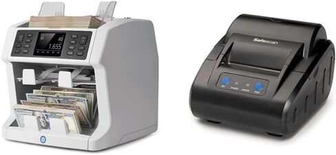 ماكينة عد النقود Safescan 2885-S مع خاصية الكشف عن التزييف، وعملات متعددة، وفئات مختلطة، وجودة البنك، وعمليات عد وفرز عالية السرعة تصل إلى 1,200 ورقة نقدية في الدقيقة، وفحص 7 نقاط مزورة in Kuwait