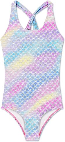 Gifts Treat Girls One Piece Swimsuit Hawaiian Beach Bathing Suit Swimwear Swimming Costume for Girls Age 3-12 Years in Saudi Arabia