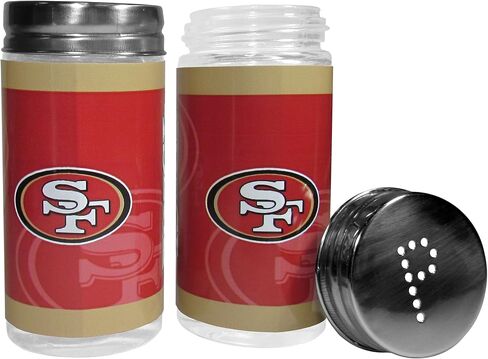 NFL Siskiyou Sports Fan Shop سان فرانسيسكو 49ers 3 قطع مجموعة الشواء الخلفية ومجموعة شاكر الملح والفلفل مقاس واحد لون الفريق in Kuwait