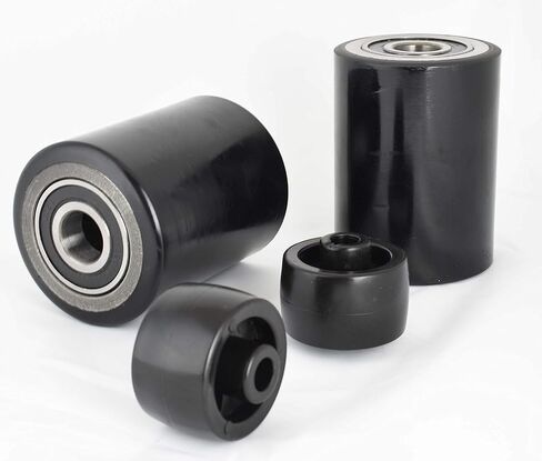 مجموعة كاملة من رافعة البليت/الشاحنة باللون الأسود مع المحور الخلفي، وعجلات القيادة 7 × 2 زوج، وبكرة تحميل أمامية 2.75 بوصة × 3.75 بوصة مع محامل معرف 20 مم بولي مداس أسود مع أسطوانة خروج الدخول وأغطية واقية in Kuwait