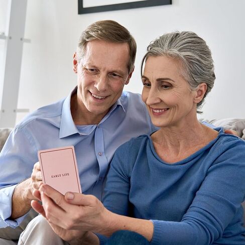 150 بطاقة مجموعة أدوات مقابلة قصة الحياة - مجموعة أدوات مقابلة قصة الحياة - أسئلة جذابة للآباء والأجداد، مشاركة الذاكرة وبطاقات الأسئلة المنسقة لليلة الألعاب العائلية. in Kuwait