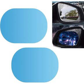 2 PCS Car Side Mirror Tint, Waterproof and Anti-Glare Rear View Mirror Film, High-Definition Anti-Fog Protective Film, Universal Automobile Rearview Mirror Rainproof Film (Transparent) in Saudi Arabia