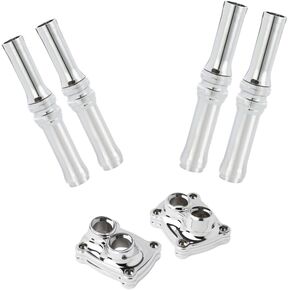 تغطية تغطية Pushrod Cover Cover for Harley Twin Cam street Road King Electra Glide Tri Ultra Dyna Fit Street Bob Softail Fatboy 99-17 (Touring 17-23 Softail 18-23 (Black)) in Kuwait