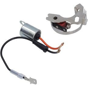Aramox Distributor Points and Condenser Set for Lucas Type 43D4 43D6 45D4 45D6 Distributors Sturdy Enhanced Performance in Kuwait