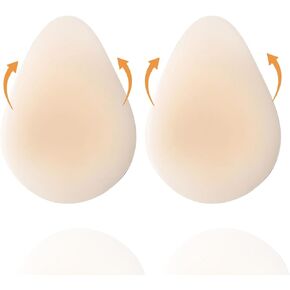Sticky bra push up-Silicone Lift Pads – Invisible, Reusable & Ultra-Thin Adhesive Bra for Women Beige in Saudi Arabia
