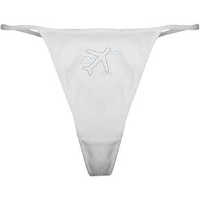 CafePress Airplane Red Heart Classic Thong Underwear, Womens Panties in Kuwait