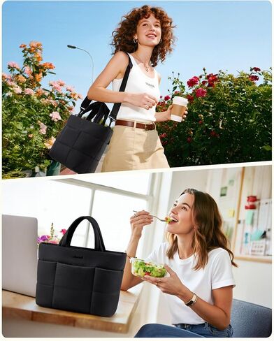 LOVEVOOK Small Tote Bags for Women, Puffer Purse and Handbags, Mini Crossbody Puffy Top Handle Shoulder Satchel Bag in Saudi Arabia