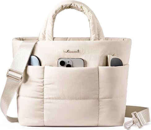 LOVEVOOK Small Tote Bags for Women, Puffer Purse and Handbags, Mini Crossbody Puffy Top Handle Shoulder Satchel Bag in Saudi Arabia
