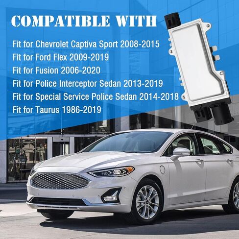 Engine Radiator Cooling Fan Control Module Fit for Ford Fusion 2006-2020, Taurus 1986-2019, Flex, Police Interceptor Sedan, Special Service Police Sedan Replace for 01247391 20787305 1137328617 in Saudi Arabia