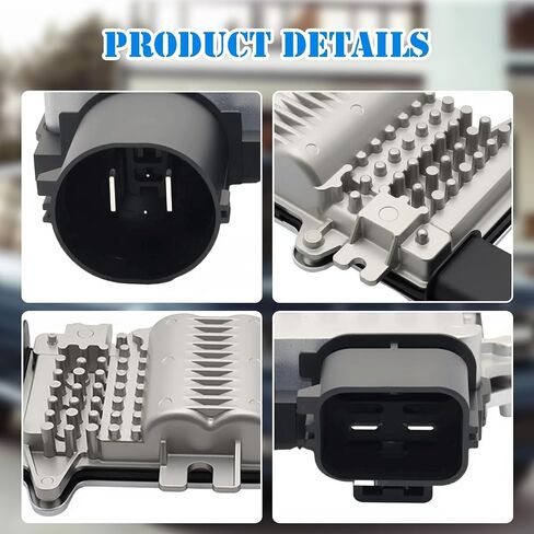 Engine Radiator Cooling Fan Control Module Fit for Ford Fusion 2006-2020, Taurus 1986-2019, Flex, Police Interceptor Sedan, Special Service Police Sedan Replace for 01247391 20787305 1137328617 in Saudi Arabia