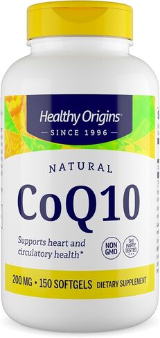 Healthy Origins COQ10 - 200 mg - 60 Softgels in Kuwait