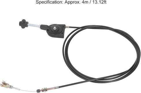 Excavator Manual Throttle Cable Controller 4m Stainless Steel Throttle Motor Control Cable for Agitating Lorry,Quick Response PU Sheath Throttle Controller Motor Cable Powersports in Kuwait
