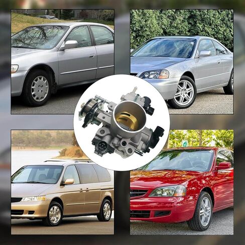 مجموعة جسم الخانق الإلكترونية متوافقة مع Honda Accord 2.3L 3.0L 1998-2001 ، Odyssey 3.5L 1999-2003 ، ACURA TL 2.5L 3.2L ، CL 3.0L 3.2L 1997-2003 ، استبدل 16400-P8C-A21 16400P8CA21 in Saudi Arabia