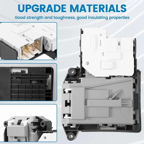 EBF61315802 غسالة الباب مفتاح غسالة القفل باب الإضراب مجموعة متوافقة استبدال 2667085 AP5672154 PS7792232 EBF62534401 -XACT لغسالات التحميل الأمامي L.G و Ken-More 796-Series in Kuwait