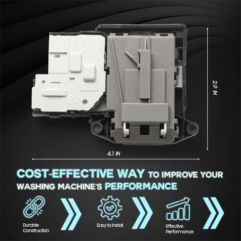 EBF61315802 غسالة الباب مفتاح غسالة القفل باب الإضراب مجموعة متوافقة استبدال 2667085 AP5672154 PS7792232 EBF62534401 -XACT لغسالات التحميل الأمامي L.G و Ken-More 796-Series in Kuwait