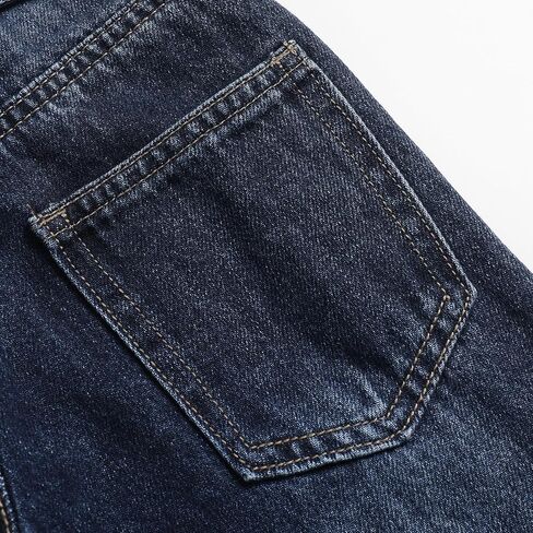 Girls' Wide Waistband Wide Leg Jeans Mid Waist Fashion Design Jeans Adjustable Waistband in Saudi Arabia