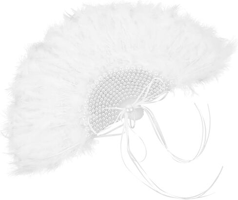 Artibetter Bridal Plume Fan for Weddings Handheld Wedding Decor Fan Unique Design for Costume Parties and Dance Events for Lasting Use in Saudi Arabia