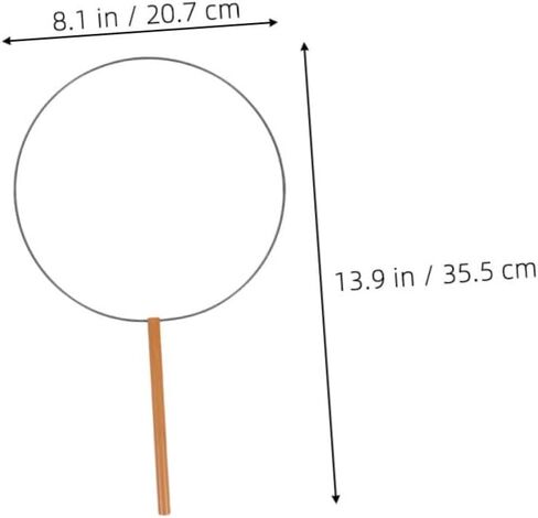 Uonlytech 4pcs Handheld Fan Frame Portable Structure for DIY Crafting Weddings and Festivals for Traditional Attire and Creative Projects in Saudi Arabia
