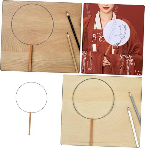 Uonlytech 4pcs Handheld Fan Frame Portable Structure for DIY Crafting Weddings and Festivals for Traditional Attire and Creative Projects in Saudi Arabia