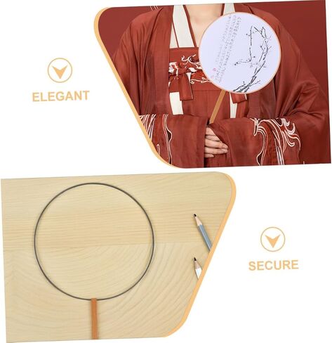 Uonlytech 4pcs Handheld Fan Frame Portable Structure for DIY Crafting Weddings and Festivals for Traditional Attire and Creative Projects in Saudi Arabia