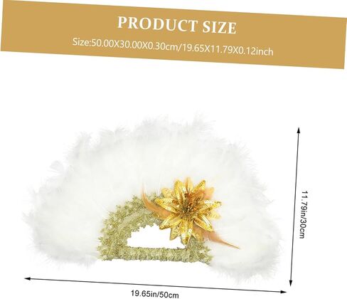 jojofuny Wedding Plume Fan for Women Unique Handheld Fan for Bridal Parties Stage Performances Photography Props for Weddings Celebrations in Saudi Arabia