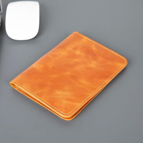 حامل جواز سفر شارلستون الجلدي - محفظة السفر للرجال والنساء - غطاء جواز سفر حظر RFID مع فتحات البطاقات - حالة جواز سفر جلدي أصلي (مضاد تان) in Kuwait
