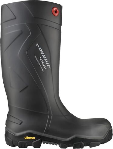 DUNLOP Protective Footwear, CC22A33, Purofort+ Expander Full Safety with Vibram Sole, 100% Waterproof, PVC, Lightweight and Durable in Saudi Arabia