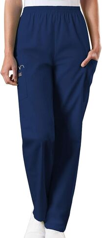 Cherokee Women's Scrub Set V-Neck Dolman Sleeve Top & Pull-On Cargo Pant with Elastic Waist & Fade Resistant Fabric -CK00043C in Saudi Arabia