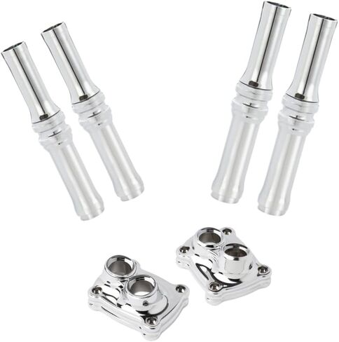 Pushrod Cover Lifter Block Cover For Harley Twin Cam Street Glide Road King Electra Glide Tri Ultra Dyna Fit Street Bob Softail Fatboy 99-17 (Touring 17-23 Softail 18-23 (Black)) in Kuwait