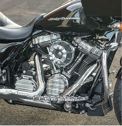 Pushrod Cover Lifter Block Cover For Harley Twin Cam Street Glide Road King Electra Glide Tri Ultra Dyna Fit Street Bob Softail Fatboy 99-17 (Touring 17-23 Softail 18-23 (Black)) in Kuwait