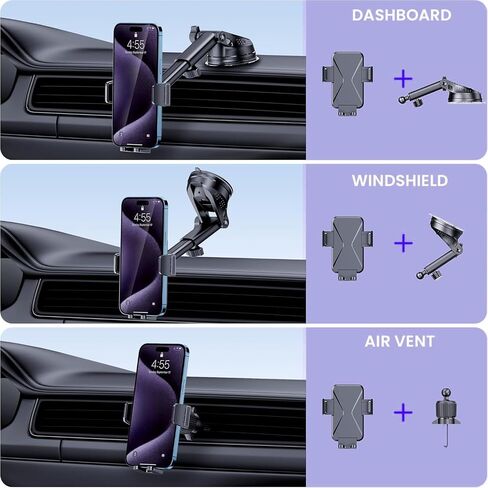 MOUND Universal Air Vent Car Phone-360 ° CRADELE LUREMENTION in Kuwait