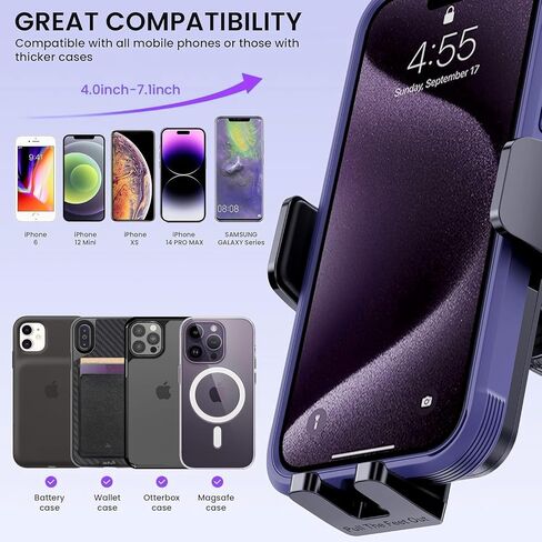 MOUND Universal Air Vent Car Phone-360 ° CRADELE LUREMENTION in Kuwait