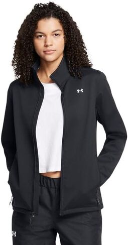 Under Armor Womens Coldgear Infrared Shield 2.0 Soft Shell ، (002) Black / / White ، X-Large Tweld in Saudi Arabia