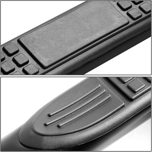 Auto Dynasty 3 Inches Side Step Nerf Bar Running Boards Compatible with Silverado Sierra Yukon Tahoe Ram Extended Crew Cab 1999-2016, Stainless Steel, Black Powdercoated in Saudi Arabia
