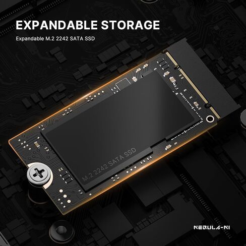 N1 Mini PC، AMD Ryzen 7 5825U(8C/16T، حتى 4.5 جيجا هرتز)، أجهزة كمبيوتر صغيرة 16 جيجابايت DDR4 RAM 512 جيجابايت M.2 NVMe SSD، تدعم شاشة رباعية 4K/WiFi 6E/BT5.2/2.5G LAN/Dual USB- C(البيانات/PD3.0/DP)، المنزل/المكتب in Kuwait