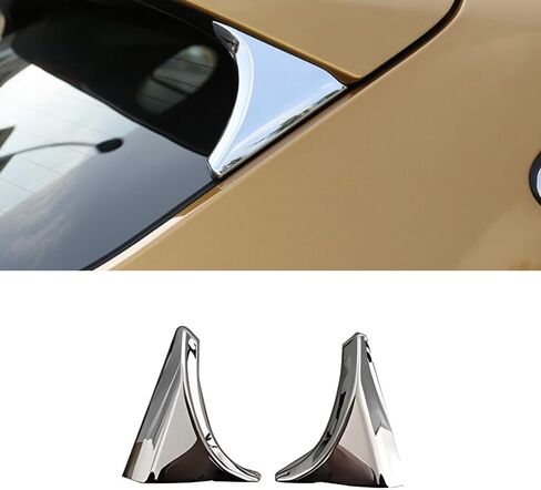ملحقات السيارات تناسب نيسان روغ سبورت 2017-2019CAR واقي الزجاج الأمامي (الأسود اللامع) ABS 2PCS in Saudi Arabia