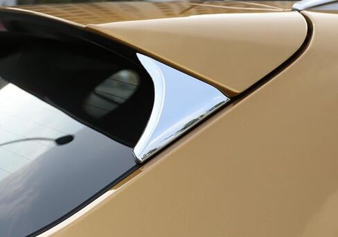 ملحقات السيارات تناسب نيسان روغ سبورت 2017-2019CAR واقي الزجاج الأمامي (الأسود اللامع) ABS 2PCS in Saudi Arabia