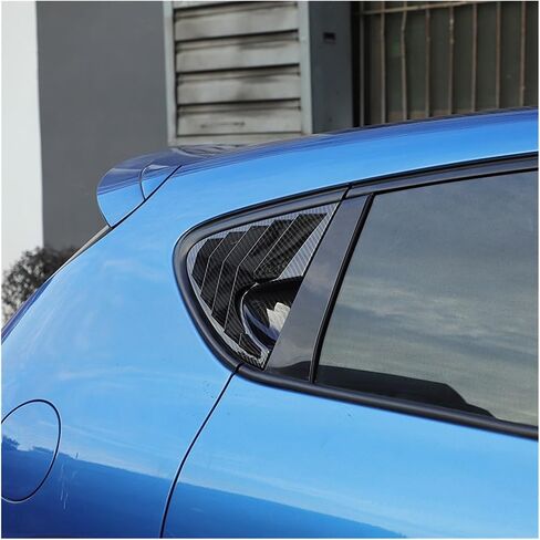 متوافق مع مقعد Leon MK2 2008-2012 ABS Carbon Carbon Window Triangle Deflector Deflector Deflector Decoration Accority (ألياف الكربون) in Saudi Arabia