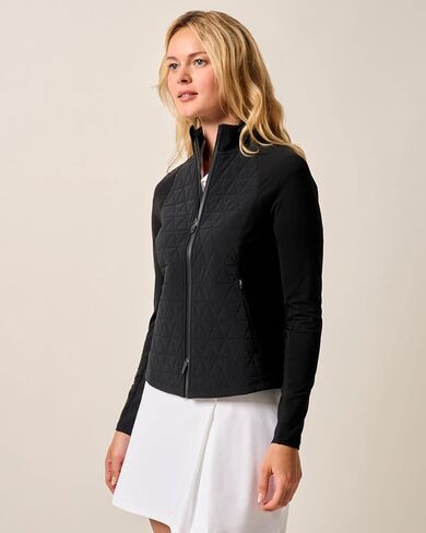 johnnie-O Women's Hannah Performance Mixed Media Jacket in Saudi Arabia