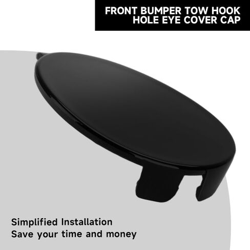 Bumper Tow Hook Cover Cap for Tesla Model 3 2017-2021 | Durable and Sturdy | 1460701-00-B | Front Tow Hook Eye Hole Cover Cap in Saudi Arabia
