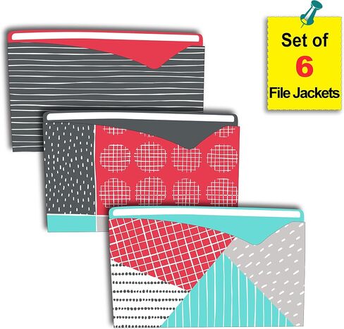 C-Line Write-On Poly File Jackets, Straight Tab, Letter Size, Assorted Colors, Pack of 25 in Saudi Arabia
