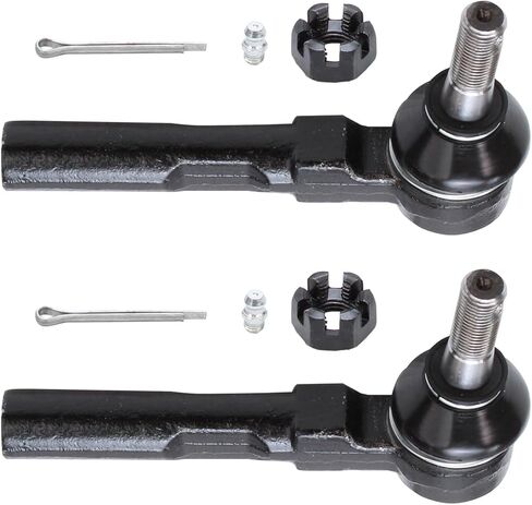 Detroit Axle - 6pc أحذية TIE الأمامية لأحذية Chevrolet GMC Express Savana 1500 ، 4 نهايات قضيب التعادل الداخلي الخارجي 2 استبدال أحذية قضيب in Saudi Arabia